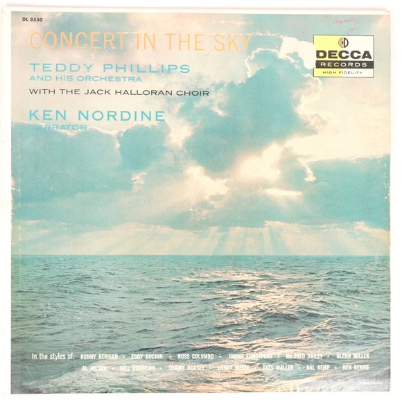 Ken Nordine – Concert In The Sky - Teddy Phillips And His Orchestra 12" Vinyl LP - Picture 1 of 10